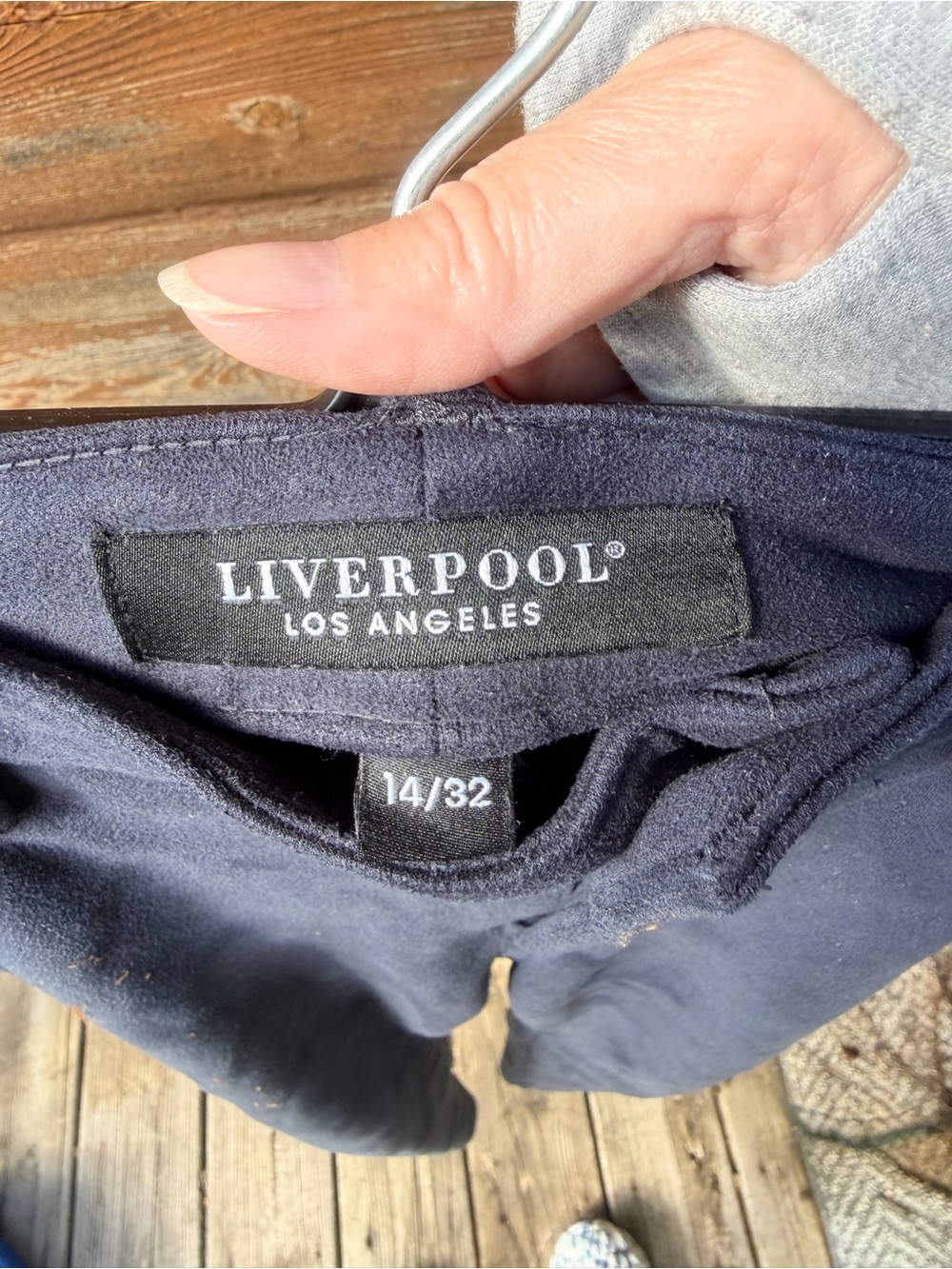 Women's Skinny Pants in Navy Liverpool Los Angeles